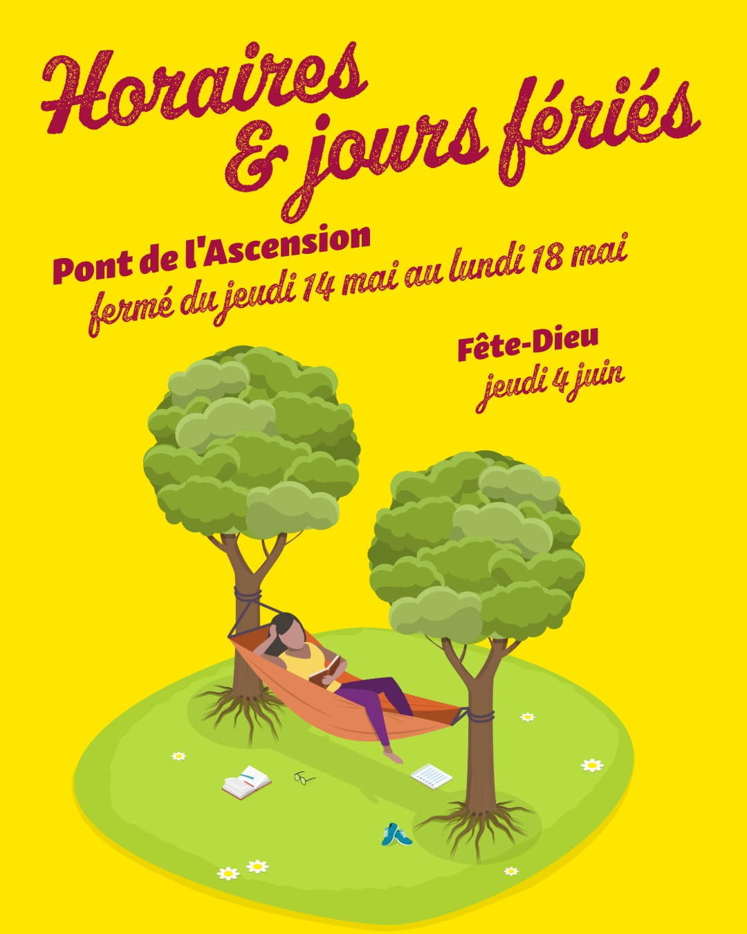 Vacances scolaires et jours fériés
